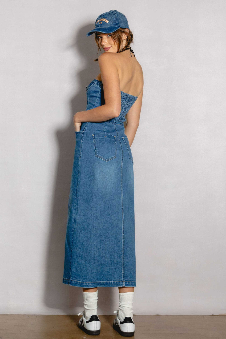 Bibi Denim Midi Dress