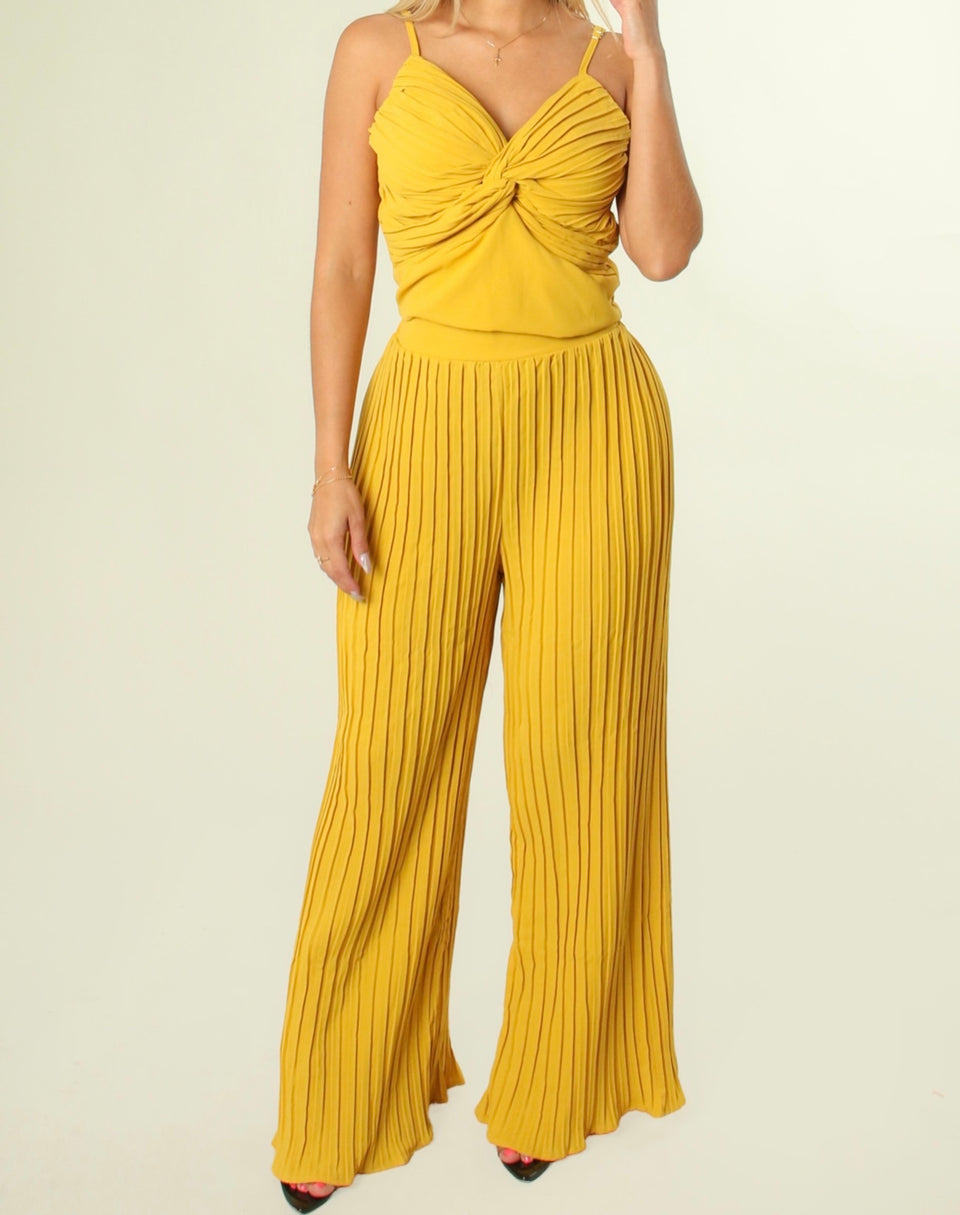 Mustard Pant Set