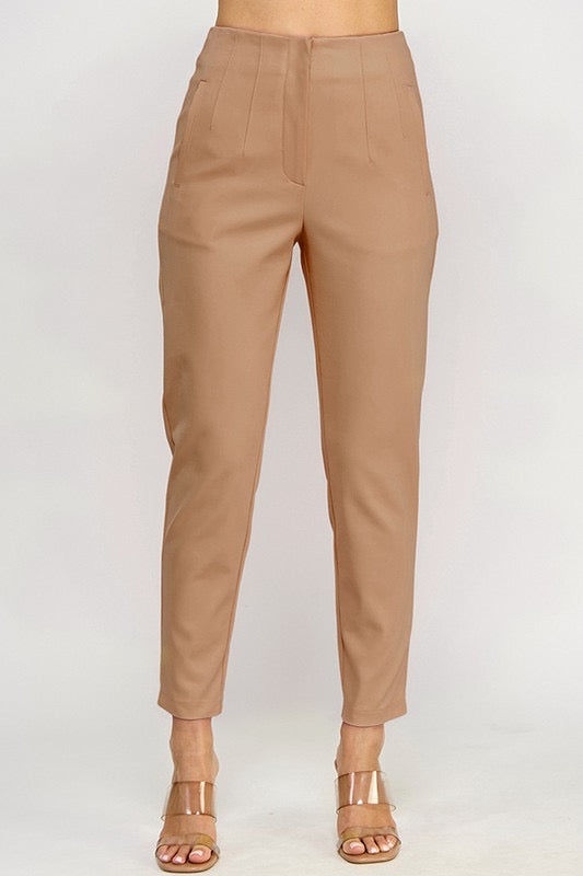 High Waist Mocha Pants