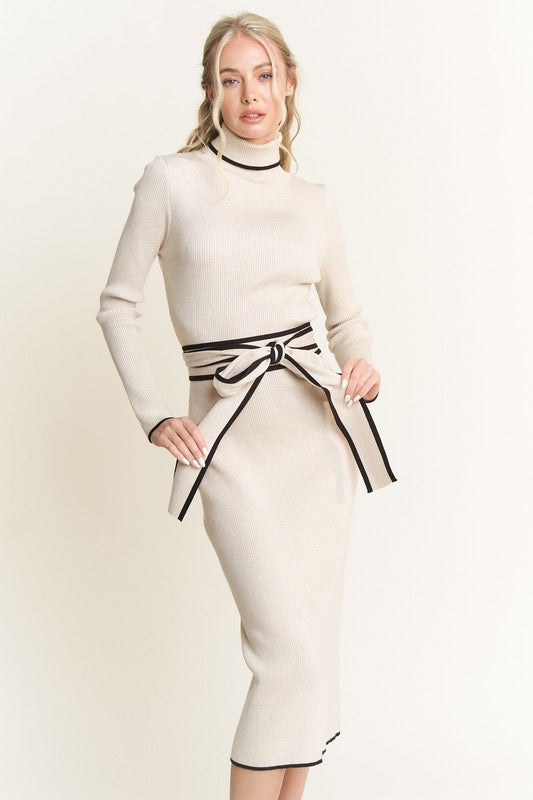 Long Sleeve turtleneck Dress