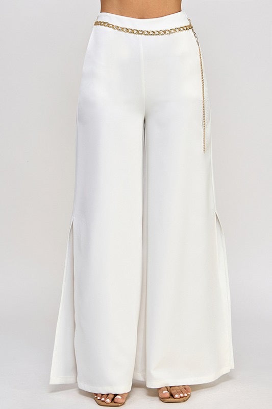 Bibi thigh High Wide Leg Pants