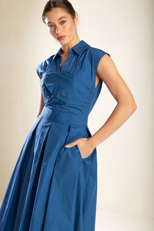 Woven Midi Dress