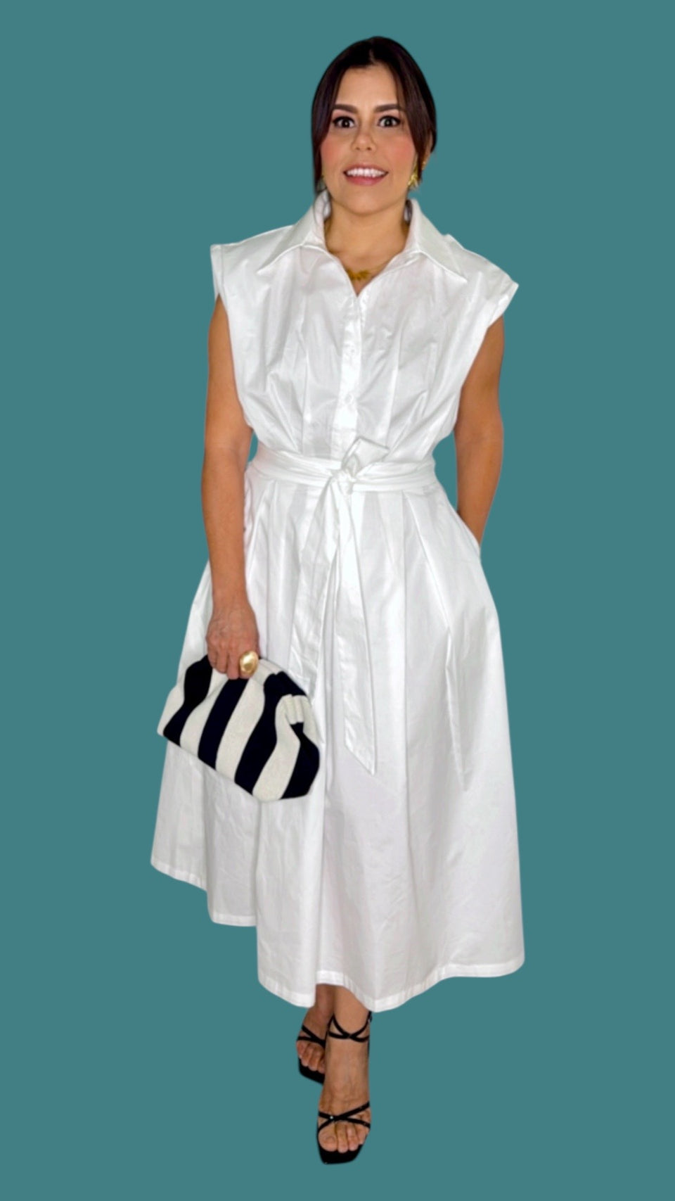 Siena White Dress