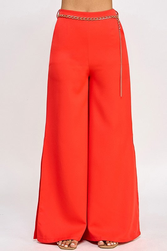 Bibi thigh High Wide Leg Pants