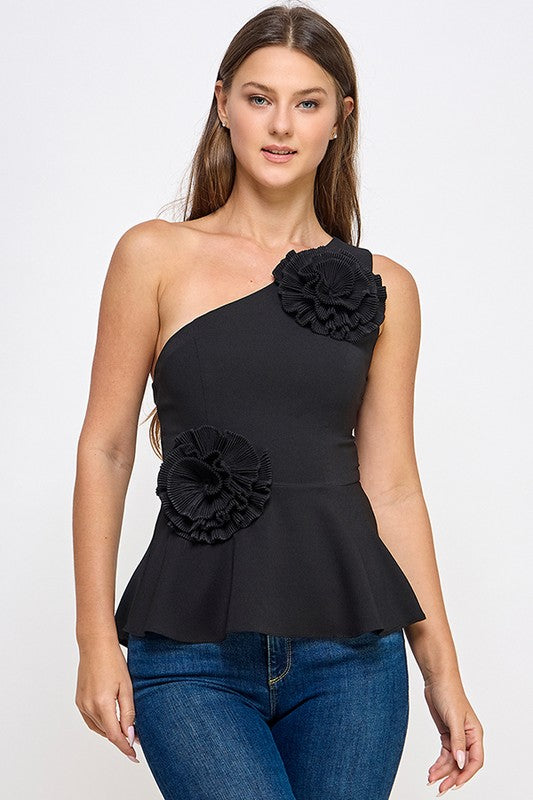 Yailin One Shoulder Top